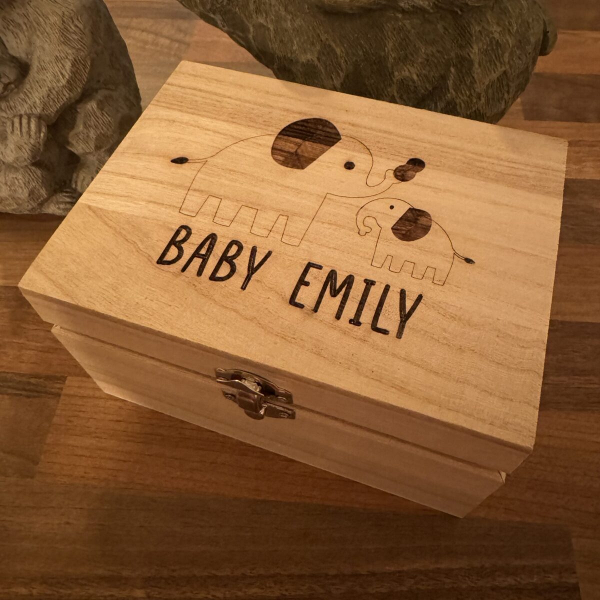 Personalised Wooden Keepsake Box | Baby’s Memory Box | Personalised Gift Box | Infant Keepsake Box | Small Hardwood Boxes | Pet Memory Box
