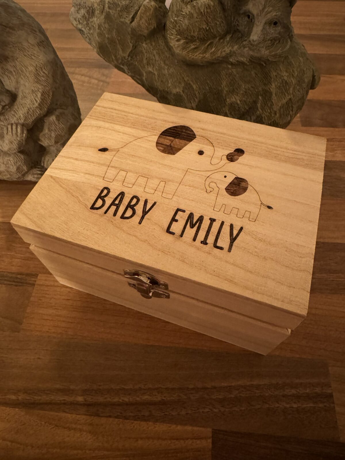Personalised Wooden Keepsake Box | Baby’s Memory Box | Personalised Gift Box | Infant Keepsake Box | Small Hardwood Boxes | Pet Memory Box
