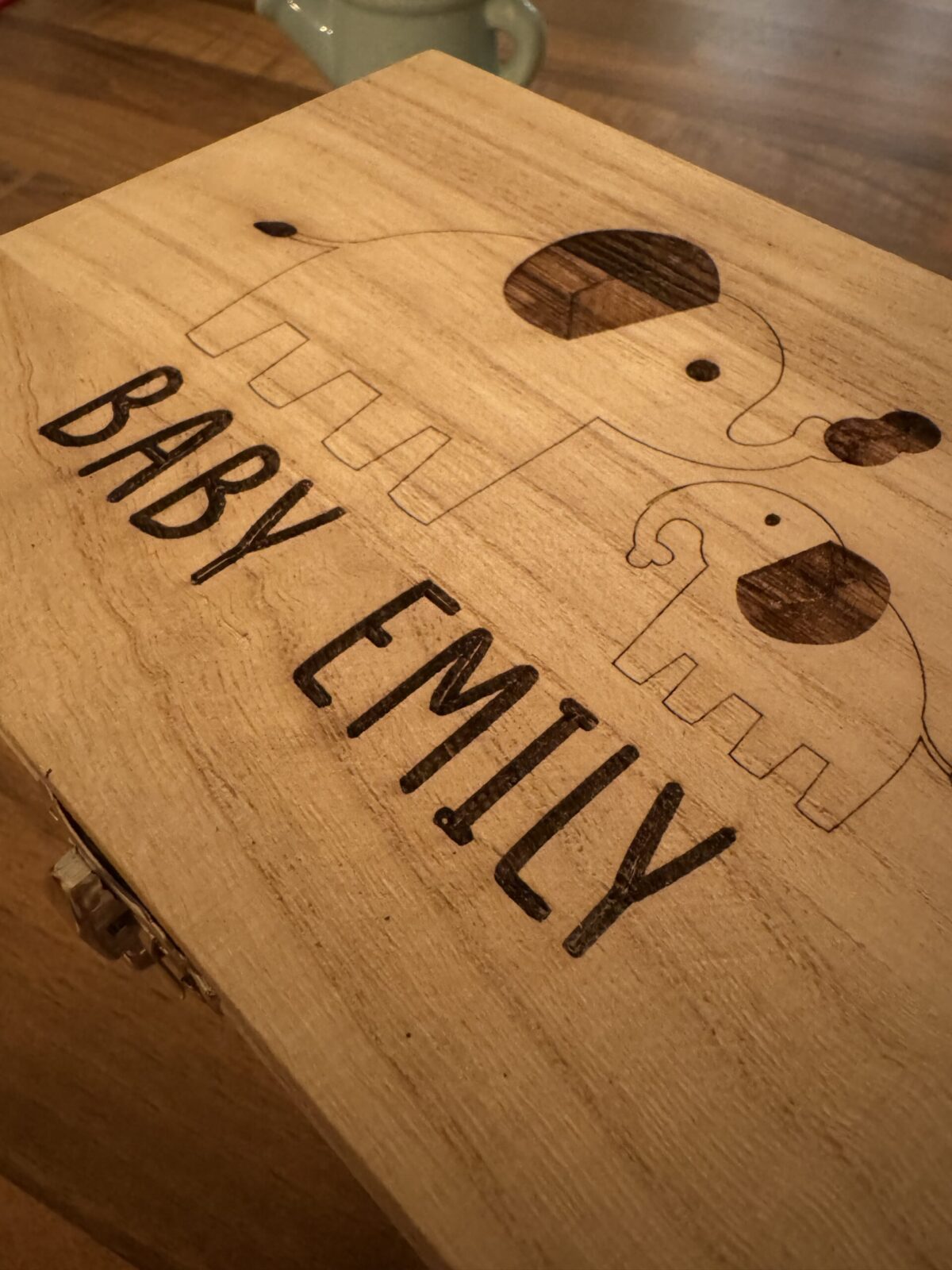 Personalised Wooden Keepsake Box | Baby’s Memory Box | Personalised Gift Box | Infant Keepsake Box | Small Hardwood Boxes | Pet Memory Box - Image 2