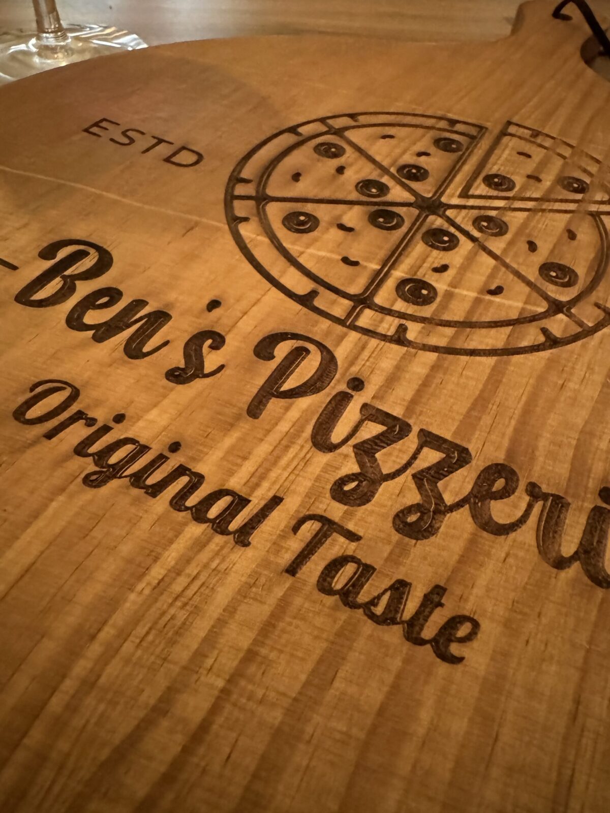 Large Acacia Wooden Pizza Board | Personalised Pizza Board | Gifts for Pizza Lovers | Custom Pizza Board | Pizza Present | Pizza Paddle - Image 3