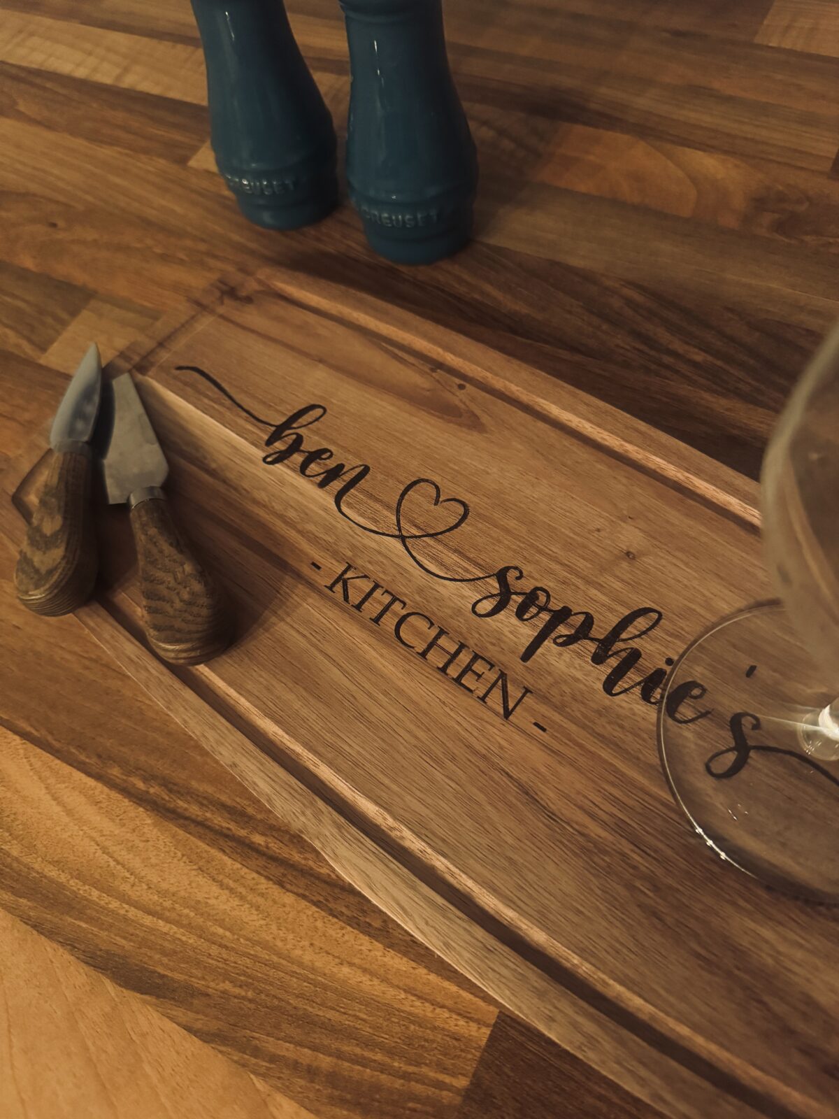Personalised Serving Board | Charcuterie Serving Board | Wood Serving Board | Housewarming Gift | Personalised Wedding Gift | Wedding Present - Image 2