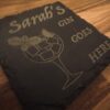 Personalised ‘Gin Goes Here’ Slate Coaster | Gin Coasters | Custom Coaster | Gin Gifts | Gifts for Gin Lovers | Personalised Coaster - Image 3
