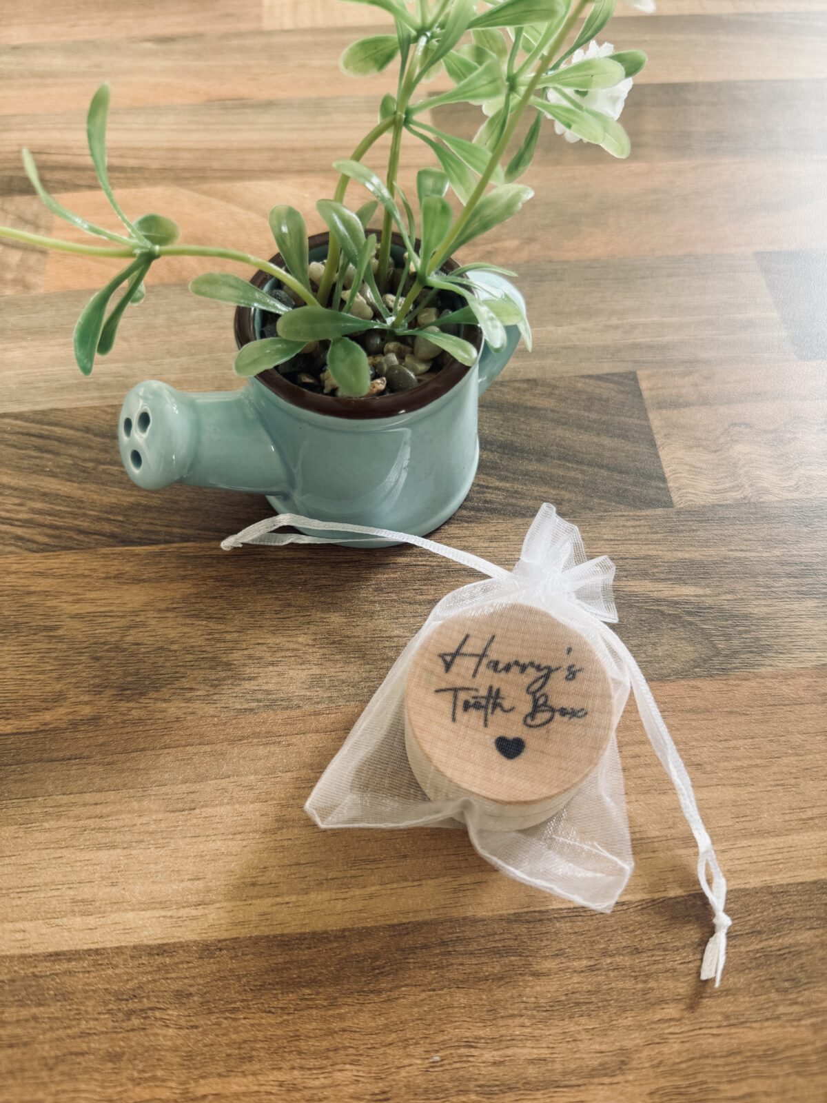 Personalised Baby Teeth Box | Tooth Fairy Pots | Baby Keepsakes | Laser Engraved Mini Box Christening Gift / Present | Baby Shower Gift - Image 4