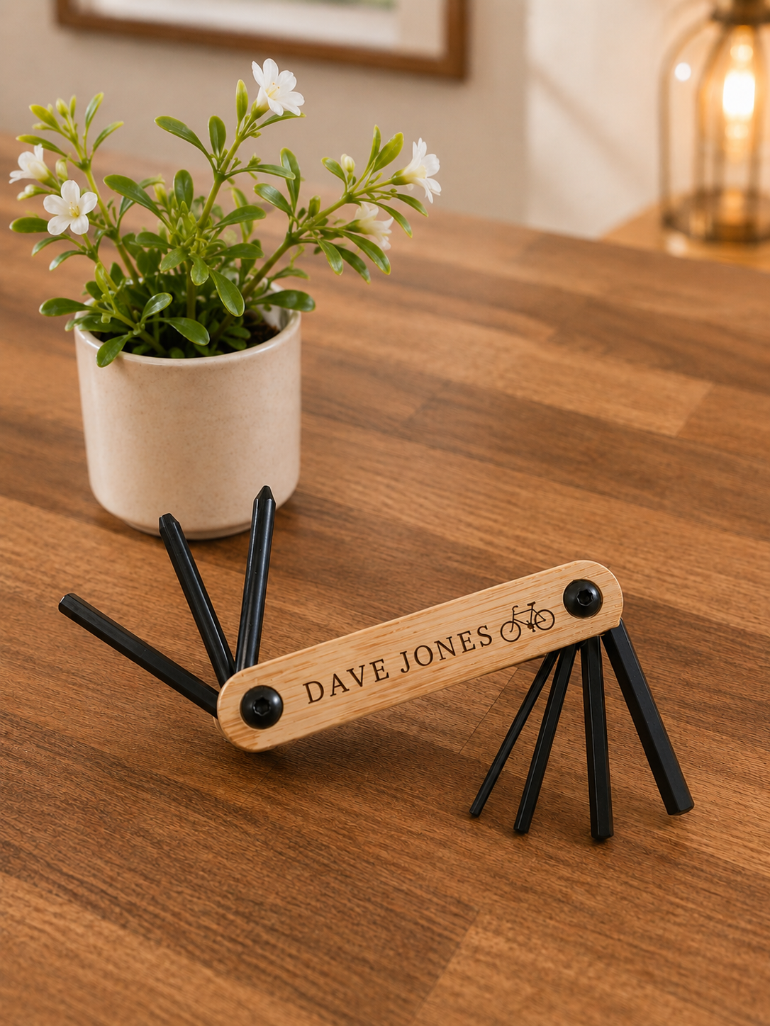 Personalised Outdoor 7 in 1 Multi Bike Tool | Gift for Cyclists & Handyman