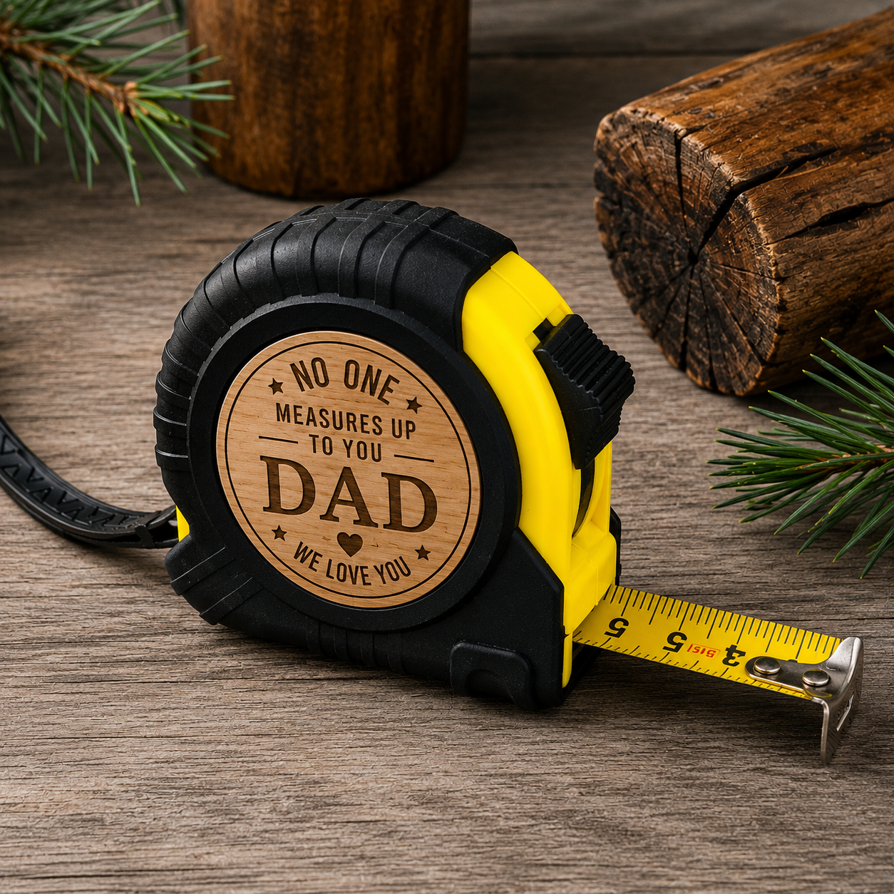 Personalised Tape Measure for Dad | Engraved Measuring Tape Gift | Fathers Day Tool Gift | Engraved Tool Gift for Fathers Day